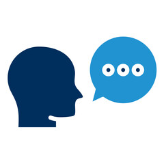 Dialog Blue Color Icon