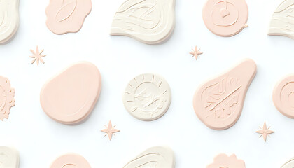 Fototapeta premium make up powder facial cosmetics