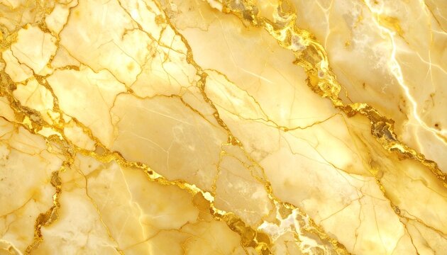 Beige marble slab with golden veining&mdash;light neutral base illuminated by rich, swirling gold streaks. Polished surface reveals fluid organic motion and dense mineral texture, evoking opulence, warm cla
