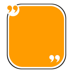 Bubble testimonial banner, quote, infographic. Social media post template designs for quotes. Empty speech bubbles, quote bubbles and text box