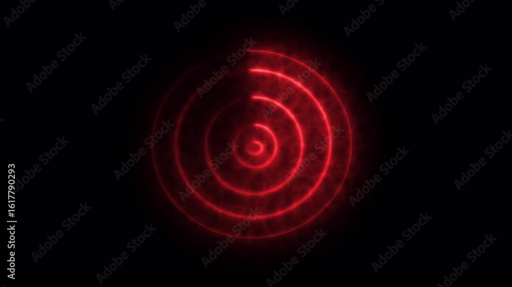 Poster loading icon. graphics design circle glow with red tone background vector illustration