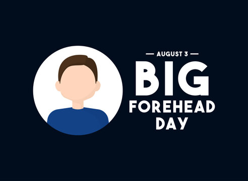 Big Forehead Vector