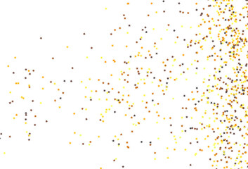 Luxury star shapes seamless overlay background cutout on transparent background, glowing multicolored star shapes glittering sparkling dust effect, png image