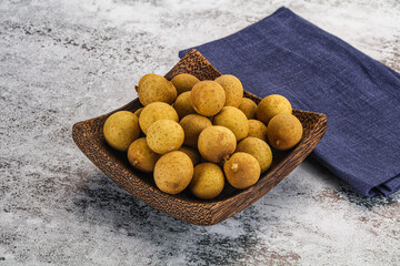Sweet juicy tropical fruit longan