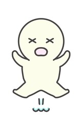 A person who jumps up in surprise.
