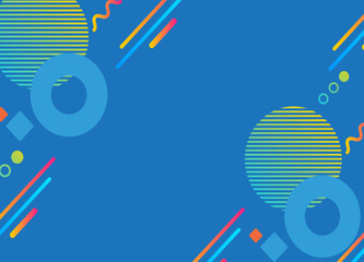 Vibrant abstract circular background with a spectrum of colors and dynamic design elements