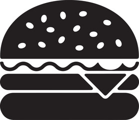 Burger vector icon