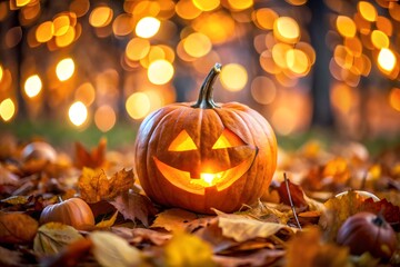 Christmas tree in snowy forest under starry night sky