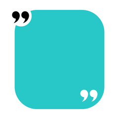 Bubble testimonial banner, quote, infographic. Social media post template designs for quotes. Empty speech bubbles, quote bubbles and text box