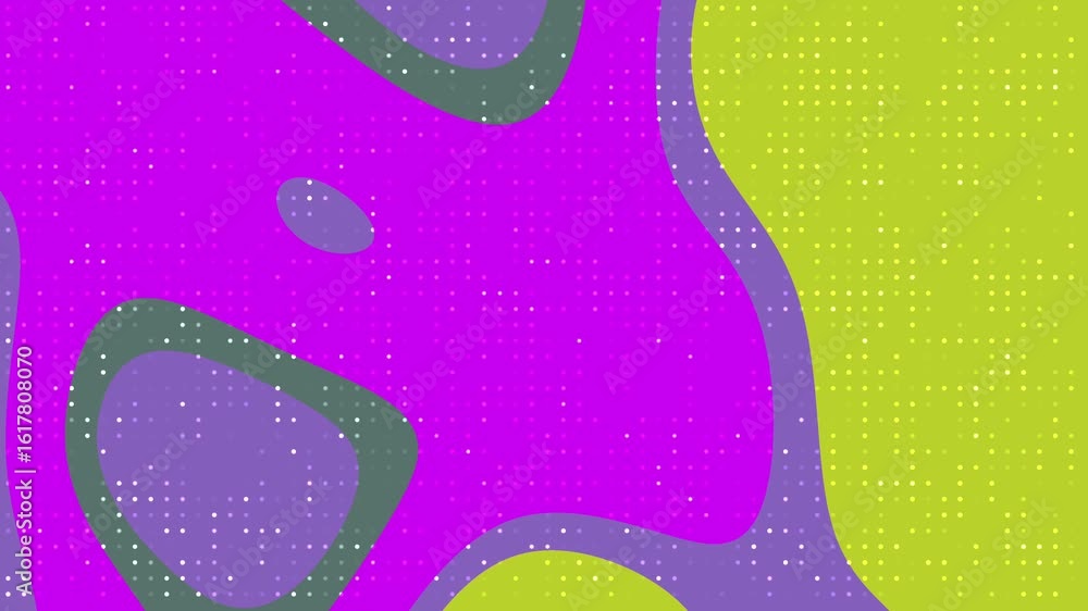 Aufkleber abstracts liquid blink dot dynamic abstract background animation featuring liquid shapes and halfton