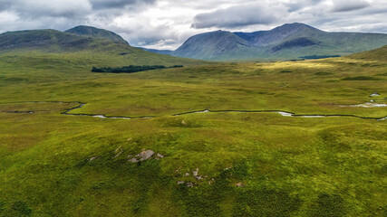 Towards Loch Tulla on the West Highland Way, Scotland