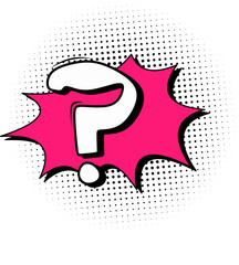 Question Mark Comic Effect