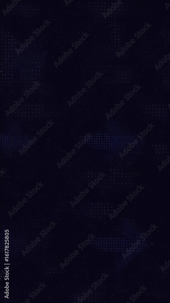 Poster abstract background in blue and dark space with dotted pattern