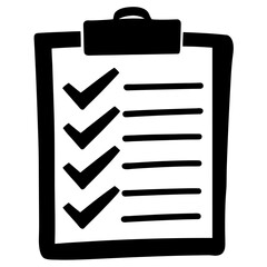 clipboard icon vector illustration