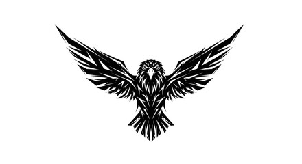 Obraz premium black silhouette of a butterfly