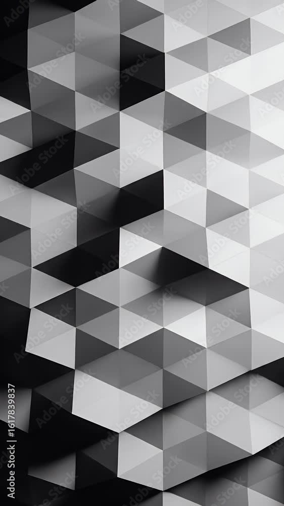 Poster abstract geometric background of gray triangles with modern design and texture