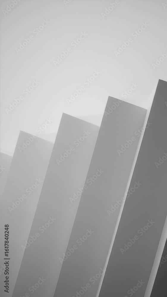 Poster abstract geometric grey shape design with lines and shadows background