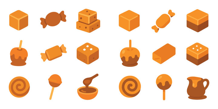 Colorful Caramel Icons