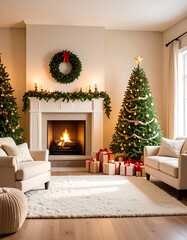 Cozy Christmas living room (5)