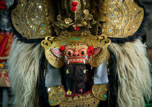 Performer At A Barong And Kris Dance