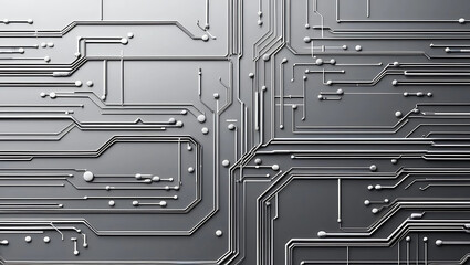 Gradient AI Circuitry Background: Futuristic Tech Flow, Isometric Circuit Board Background: 3D AI Tech Visuals, Monochrome AI Circuitry: Sleek High-Tech Background, generative ai
