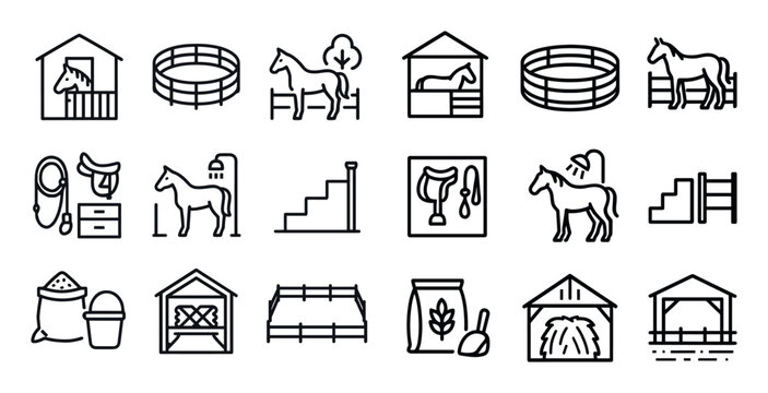 Equestrian Facility Icons