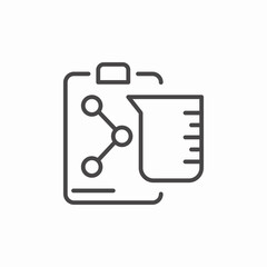 chemical research lab icon sign vector