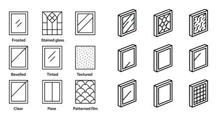 Low-Poly Window Icons