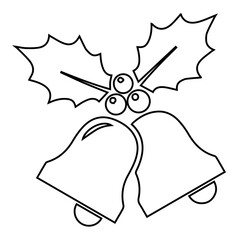 Christmas bells icon