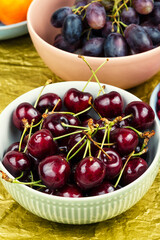 Assortment of healthy and fresh fruits.