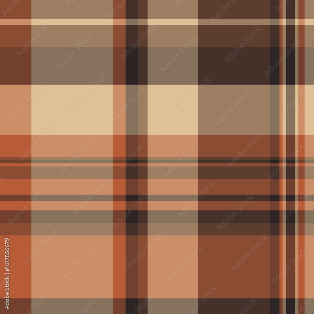 Poster warmtoned plaid pattern with intersecting lines creating a timeless textile design. perfect for back