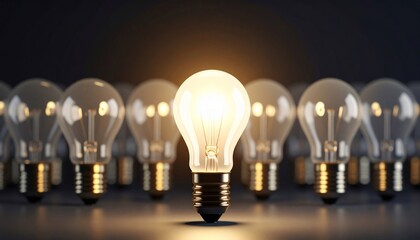 Illuminating Ideas: A Single Bright Lightbulb Among Many