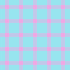 Soft, pastel plaid pattern. Serene aqua and rose hues create a gentle, versatile backdrop. Ideal for childrens designs, textiles, and calming visuals.