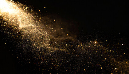 Dust particle overlay texture in backlight, cinematic atmosphere