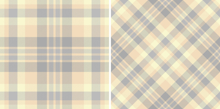 Elegant tartan patterns showcase traditional textile design with a calming color palette. Ideal for backgrounds, fabrics, or any design needing a classic touch.