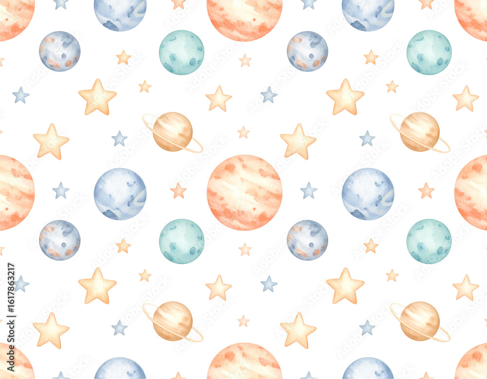 Aufkleber colorful sea shells vector icons and seamless pattern set design with a globe and flowers