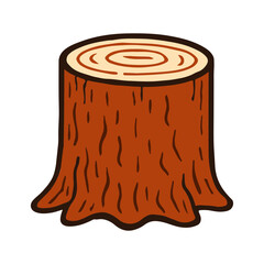 stack of wood vector simple design