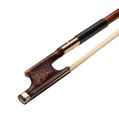 Elegant Violin Bow Isolated on a Transparent Background