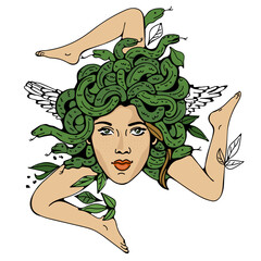 Gorgon head as a symbol of Sicily