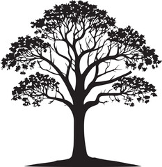 Tree silhouette Vector | Minimalist & Trendy Tree Silhouette Design | Unique & Stylish Tree Artwork for Vector design