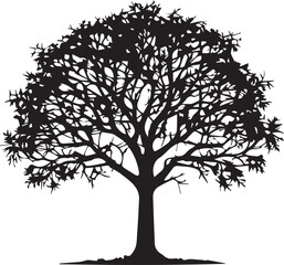 tree silhouette Vector | Minimalist & Trendy tree Silhouette Design | Unique & Stylish tree Artwork for Vector design	
