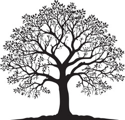 tree silhouette Vector | Minimalist & Trendy tree Silhouette Design | Unique & Stylish tree Artwork for Vector design	