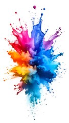 Fototapeta premium Colorful paint explosion