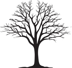 Tree silhouette Vector | Minimalist & Trendy Tree Silhouette Design | Unique & Stylish Tree Artwork for Vector design
