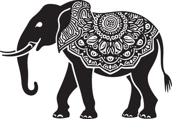 Boho Elephant Silhouette Bundle
