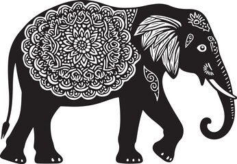 Boho Elephant Silhouette Bundle