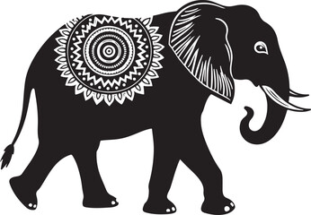Boho Elephant Silhouette Bundle