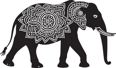 Boho Elephant Silhouette Bundle