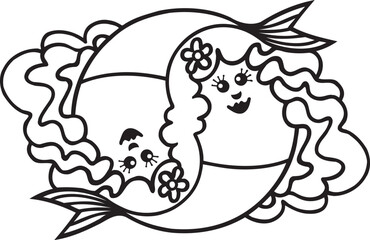 sketch vector illustration silhouette image design caricature icon logo symbol mythological creature cute abstract modern