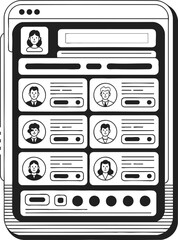 Fototapeta premium Lead management, customer engagement, nurturing prospects, tracking conversion rates, optimizing sales funnels